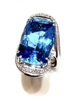 Anillo Silvia Kelly Mujer Grandi gemme pregiate in Oro blanco Acquamarina REF. 1-352350